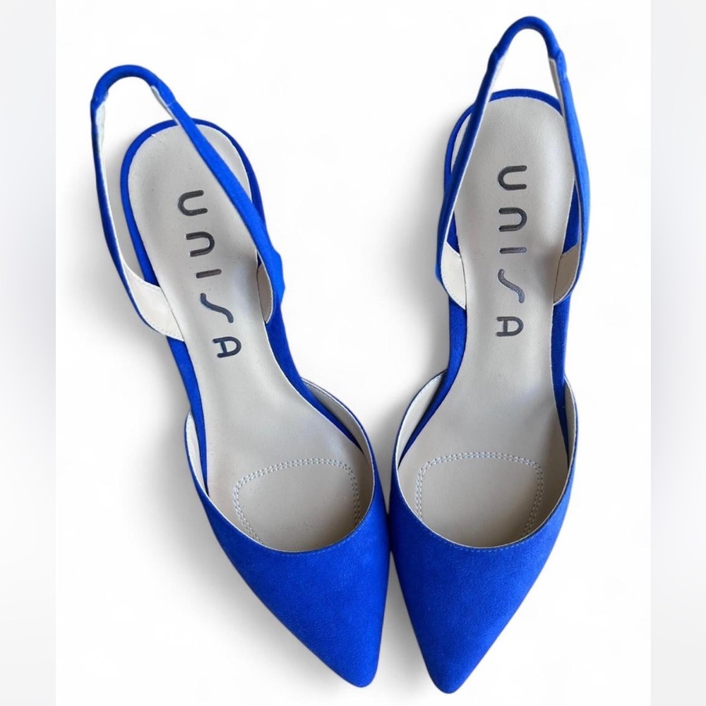 Unisa Women's Cobalt Blue Slingback Heels